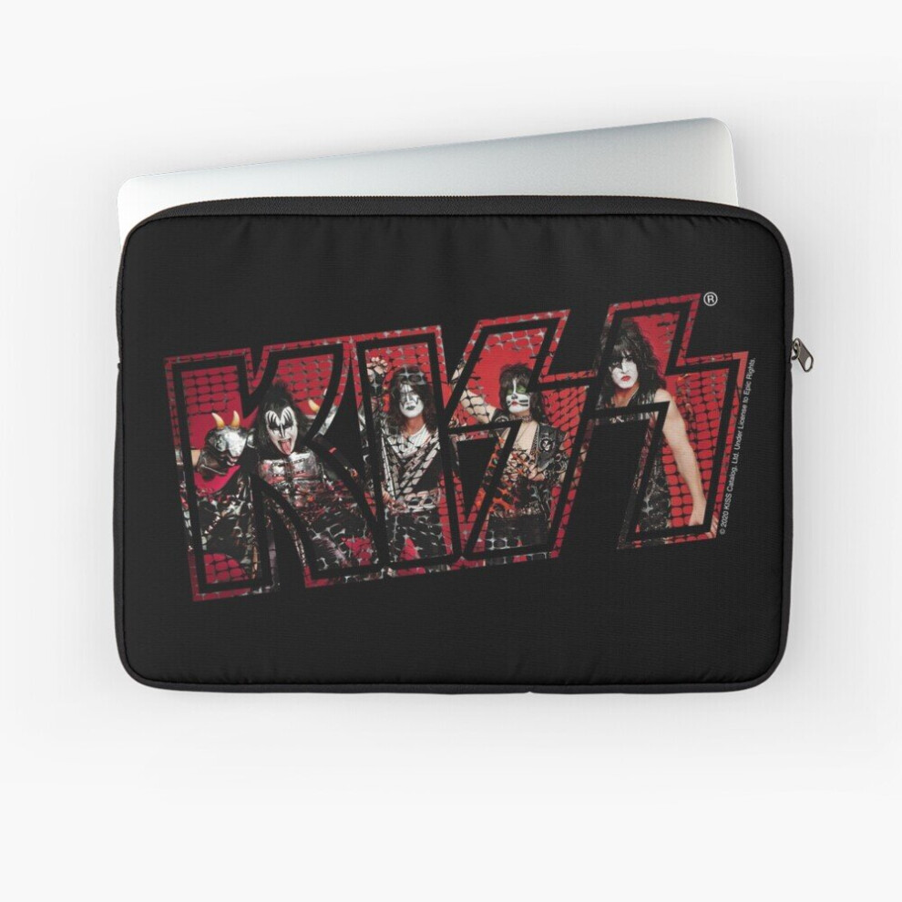 Laptop Sleeve Kiss The Band Photoshoot Band Logo 10 12 13 15 17 Inch Case Notebook Tablet Carrying Bag Cover Dark 7802738475364
