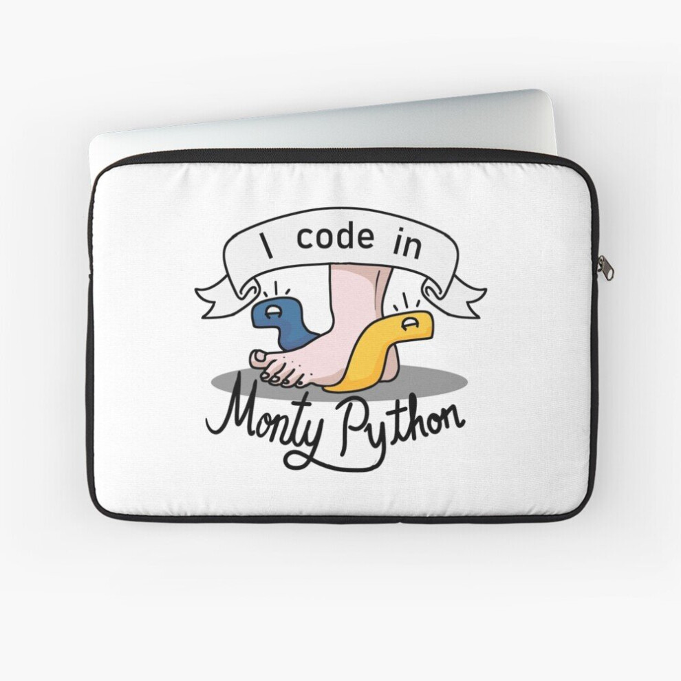 Laptop Sleeve I Code In Monty Python 10 12 13 15 17 Inch Case Notebook Tablet Carrying Bag Cover 7802738495065