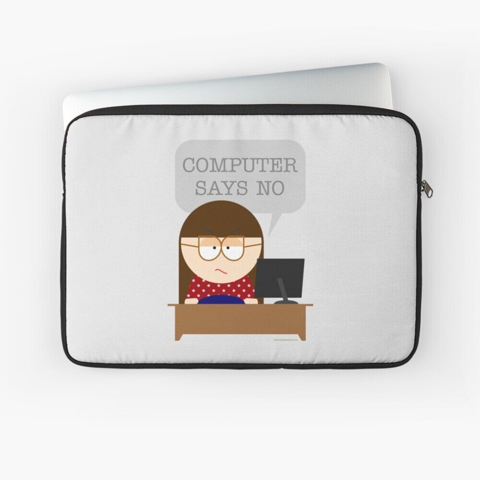 Laptop Sleeve Computer Says No 10 12 13 15 17 Inch Case Notebook Tablet Carrying Bag Cover 7802738488937