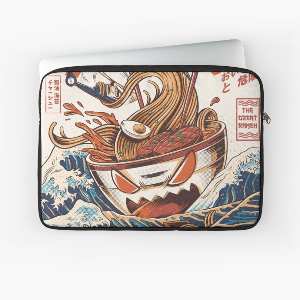 Laptop Sleeve The Great Ramen Off Kanagawa 10 12 13 15 17 Inch Case Notebook Tablet Carrying Bag Cover 7802738412888