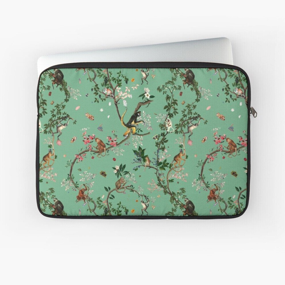 Laptop Sleeve Monkey World 10 12 13 15 17 Inch Case Notebook Tablet Carrying Bag Cover Green 7802738414547