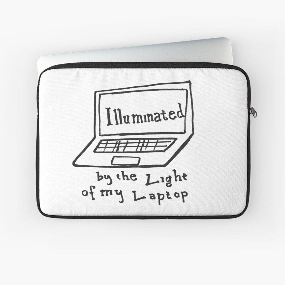 Laptop Sleeve Illuminated By The Of My Laptop 10 12 13 15 17 Inch Case Notebook Tablet Carrying Bag Cover Light 7802738470581