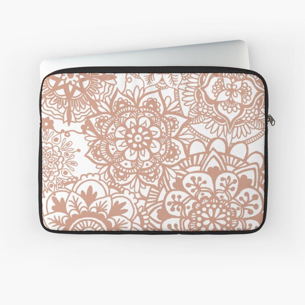 Photos - Laptop Bag Laptop Sleeve Rose Gold Mandala Pattern 10 12 13 15 17 Inch Case Notebook Tablet Carrying Bag Cover