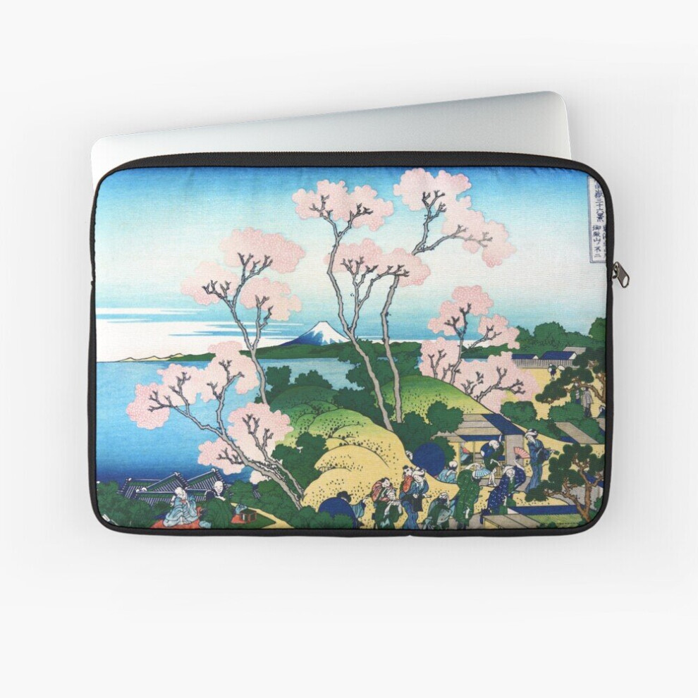 Laptop Sleeve Fuji From Goten-Yama, Shinagawa By Katsushika Hokusai 10 12 13 15 17 Inch Case Notebook Tablet Carrying Bag Cover 7802738451085