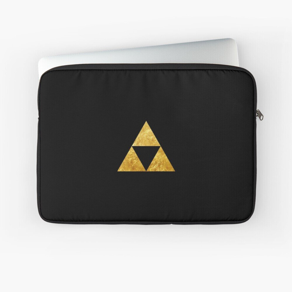 Laptop Sleeve Triforce Symbol Zelda 10 12 13 15 17 Inch Case Notebook Tablet Carrying Bag Cover Gold 7802738451795