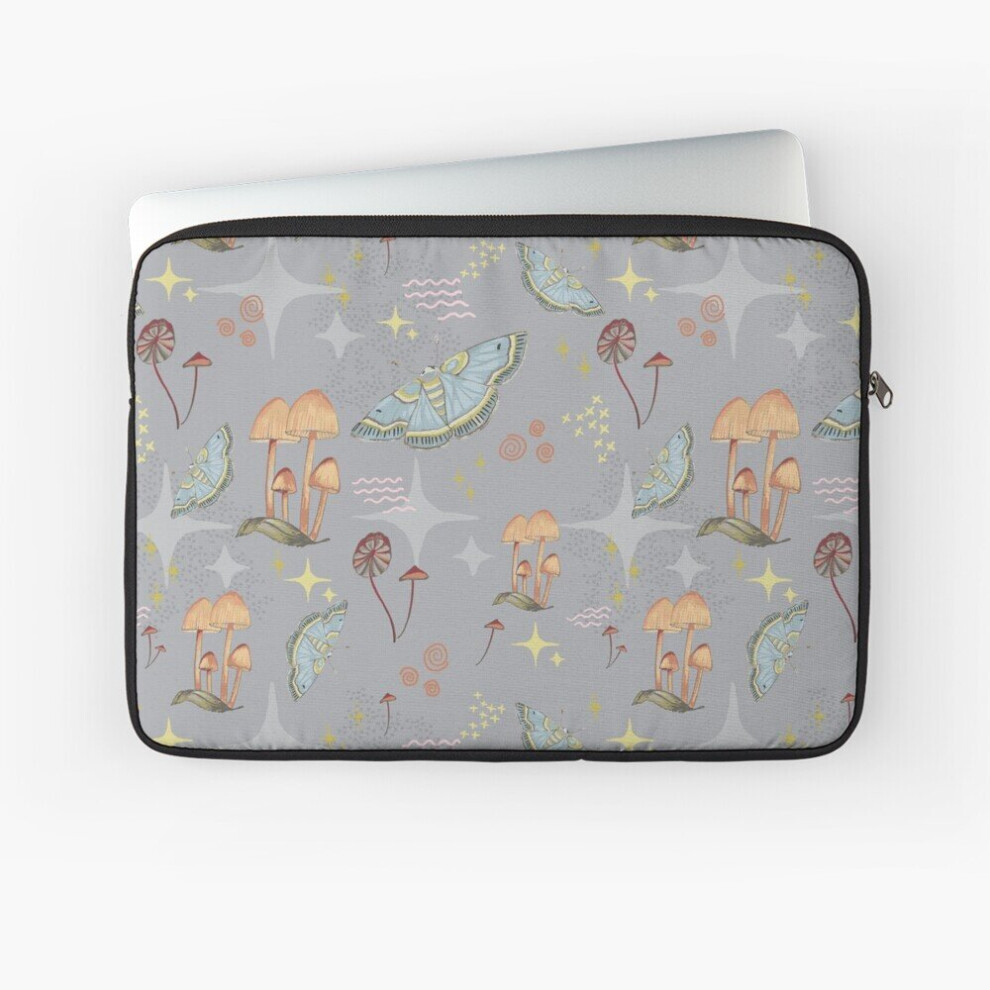 Laptop Sleeve Moths And Mushrooms 10 12 13 15 17 Inch Case Notebook Tablet Carrying Bag Cover 7802738509915
