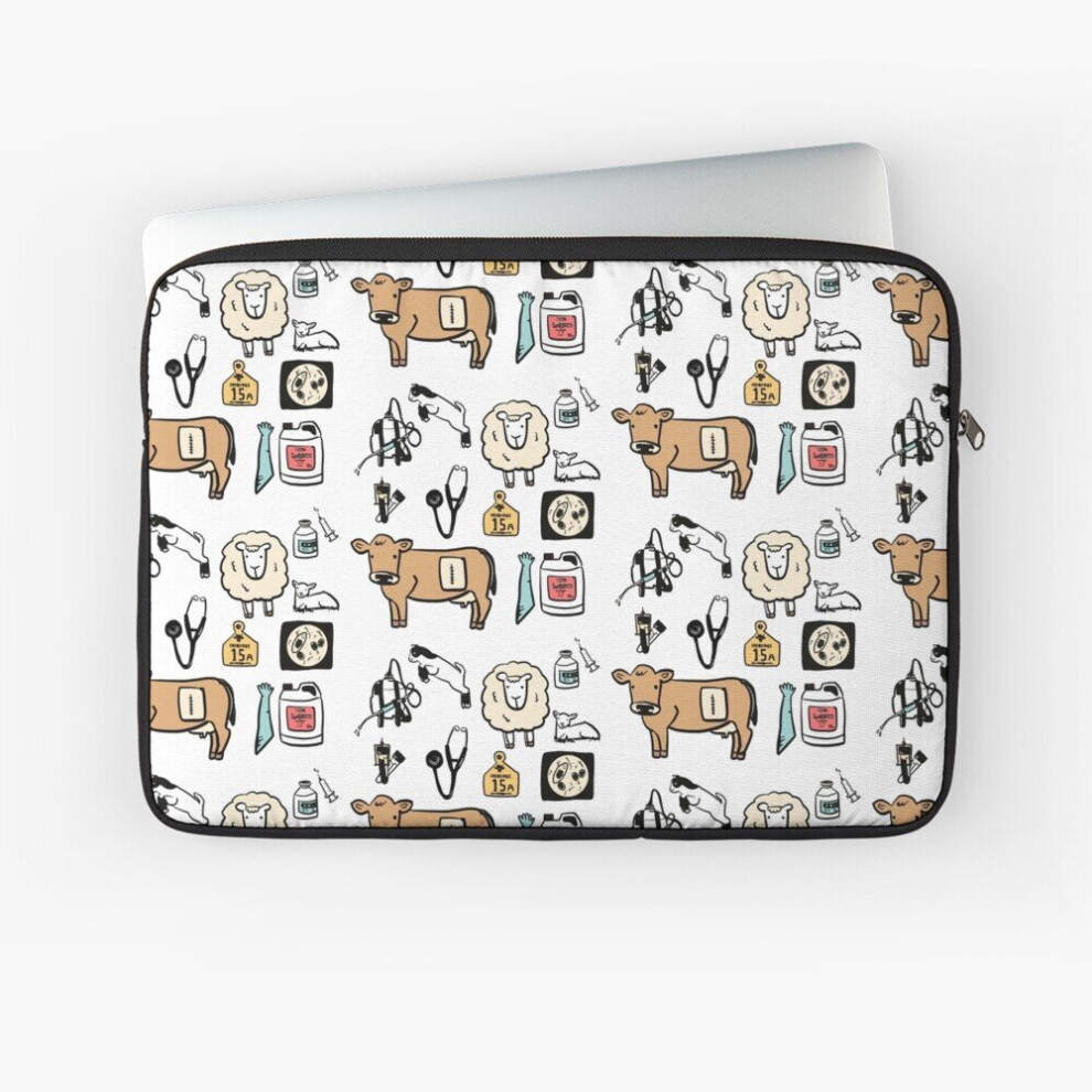 Laptop Sleeve Dr Flufftons Farm Visit 10 12 13 15 17 Inch Case Notebook Tablet Carrying Bag Cover 7802738485455