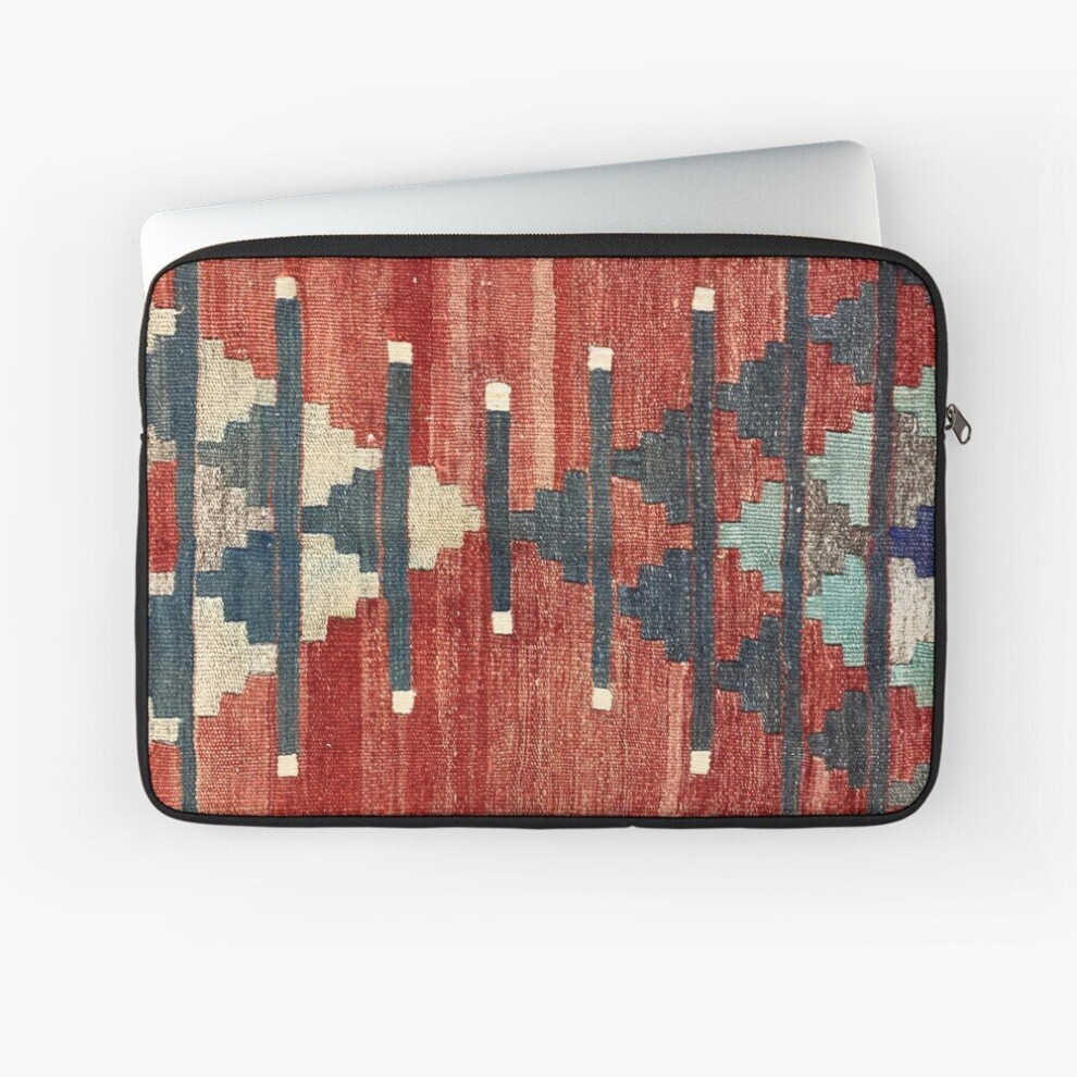 Laptop Sleeve Vintage Kars Decorative Kilim, Navaho Weave, Woven Aztec Textile 10 12 13 15 17 Inch Case Notebook Tablet Carrying Bag Cover 7802738434682