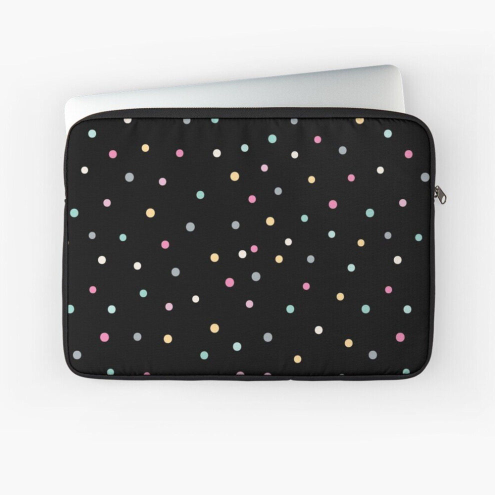 Laptop Sleeve Adorable Pastel Coloured Dots Pattern - Polka Dot Pattern, Dotted Aesthetic 10 12 13 15 17 Inch Case Notebook Tablet Carrying Bag Cover 7802738509892