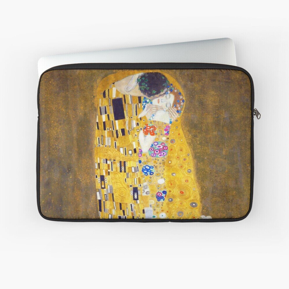 Laptop Sleeve Gustav Klimt - The Kiss 10 12 13 15 17 Inch Case Notebook Tablet Carrying Bag Cover 7802738447101