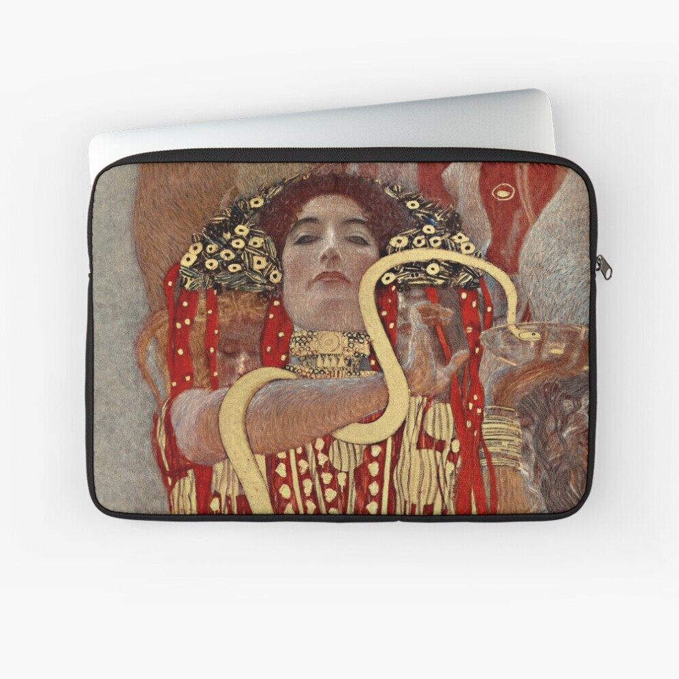 Laptop Sleeve Gustav Klimt - Hygieia (1907) 10 12 13 15 17 Inch Case Notebook Tablet Carrying Bag Cover 7802738505436