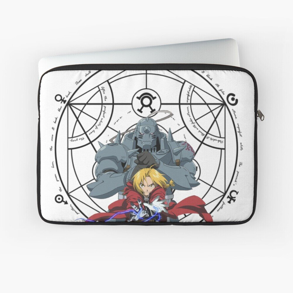 Laptop Sleeve Full Metal Alchemist - Edward And Alphonse 10 12 13 15 17 Inch Case Notebook Tablet Carrying Bag Cover 7802738513578