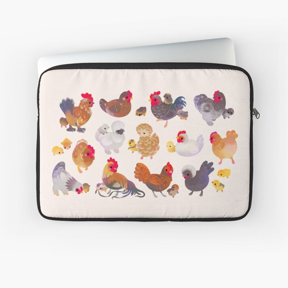 Laptop Sleeve Chicken And Chick 10 12 13 15 17 Inch Case Notebook Tablet Carrying Bag Cover 7802738457674