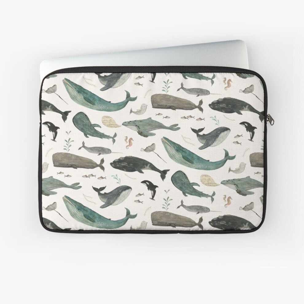 Laptop Sleeve Whale Song 10 12 13 15 17 Inch Case Notebook Tablet Carrying Bag Cover 7802738420289