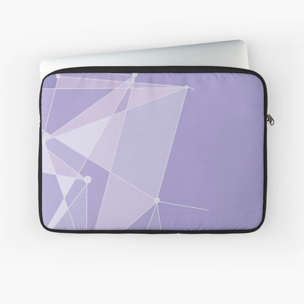 Laptop Sleeve Geometric Wall 10 12 13 15 17 Inch Case Notebook Tablet Carrying Bag Cover Purple 7802738469776