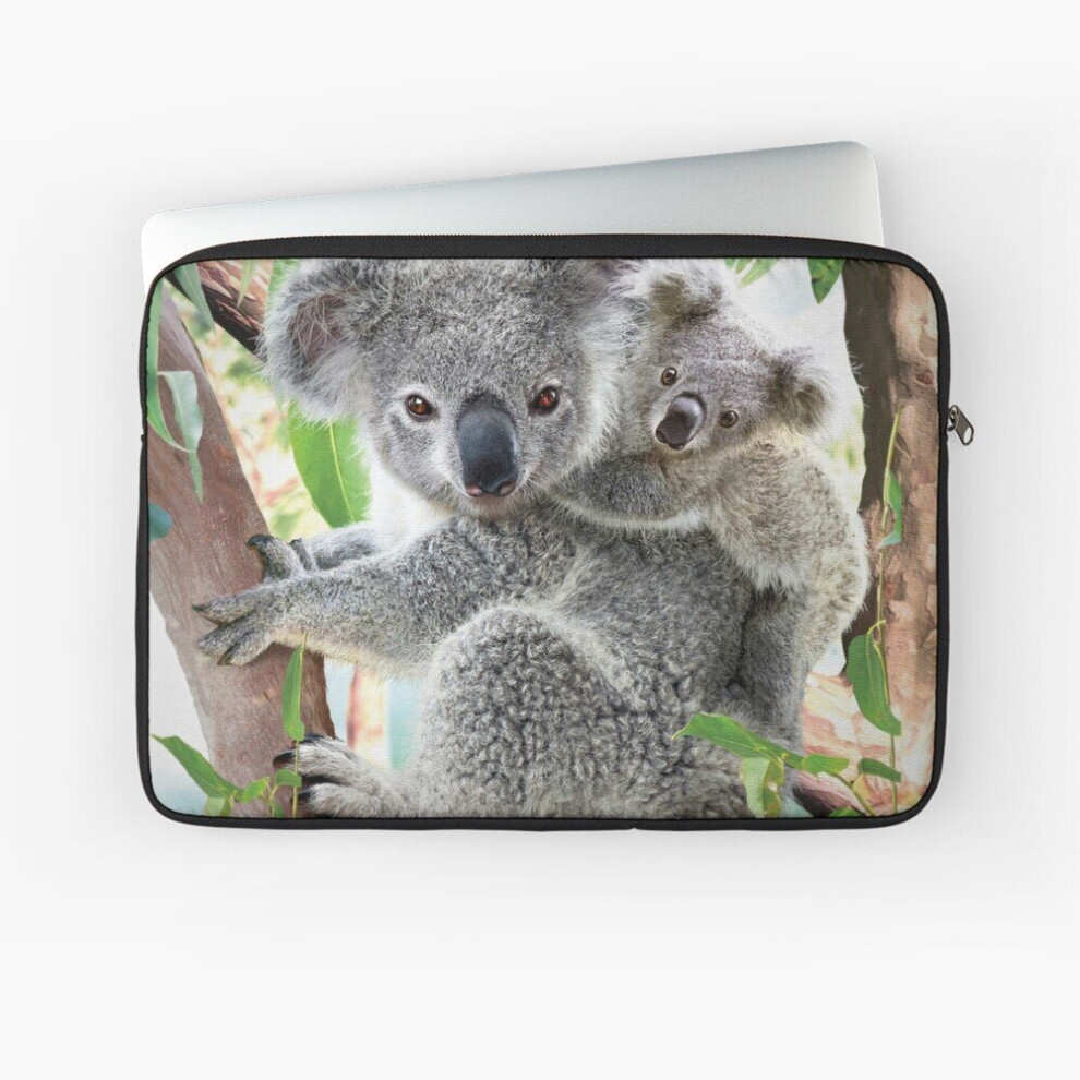 Laptop Sleeve Koala Cuddles 10 12 13 15 17 Inch Case Notebook Tablet Carrying Bag Cover