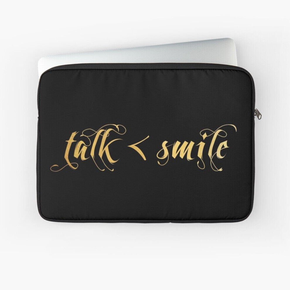 Laptop Sleeve Talk Less, Smile More 10 12 13 15 17 Inch Case Notebook Tablet Carrying Bag Cover 7802738467000