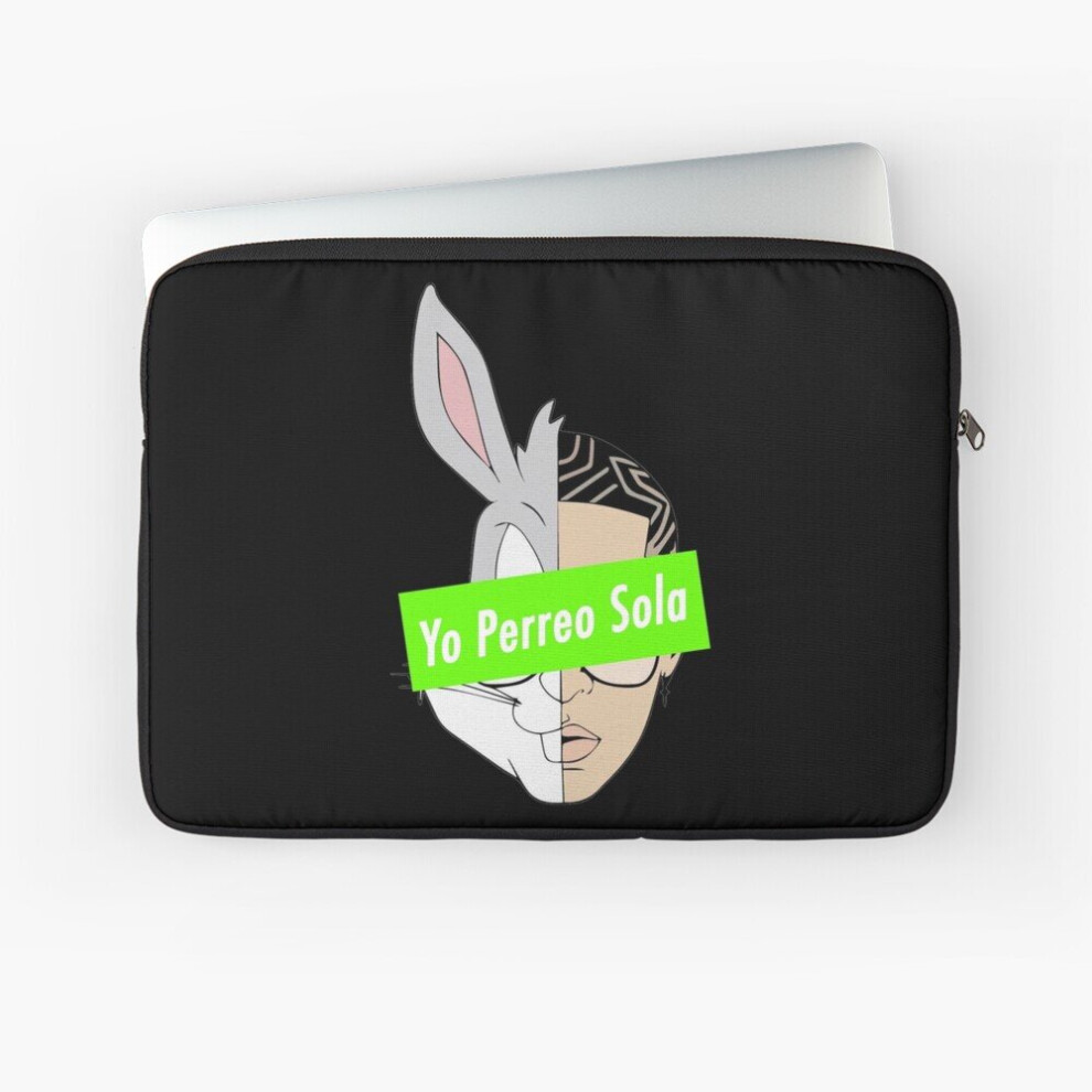 Laptop Sleeve Bad Bunny Yo Perreo Sola Yhlqmdlg Box Logo Fan Art 10 12 13 15 17 Inch Case Notebook Tablet Carrying Bag Cover Red 7802738493894