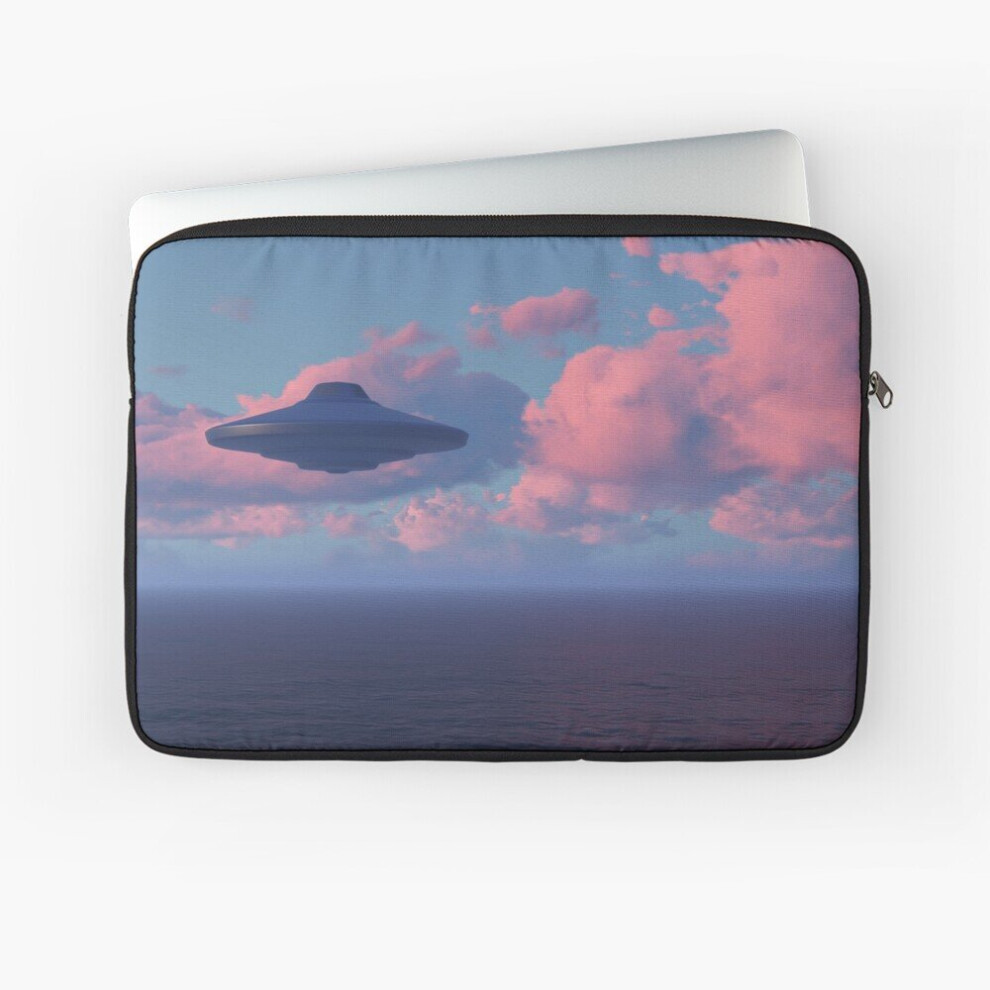 Laptop Sleeve Ufo Alien Spacecraft In The Clouds 10 12 13 15 17 Inch Case Notebook Tablet Carrying Bag Cover 7802738440577