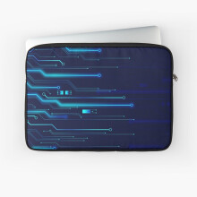 Laptop Sleeve Neon Circuit Board 10 12 13 15 17 Inch Case Notebook Tablet Carrying Bag Cover
