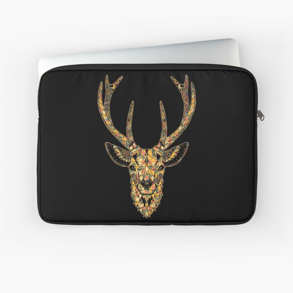 Laptop Sleeve Deer - Deer Geometric 10 12 13 15 17 Inch Case Notebook Tablet Carrying Bag Cover 7802738485035