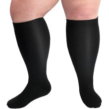 Plus Size Compression Socks 20-30 Mmhg For Men And Women Wide Calf Extra Largefor Circulat