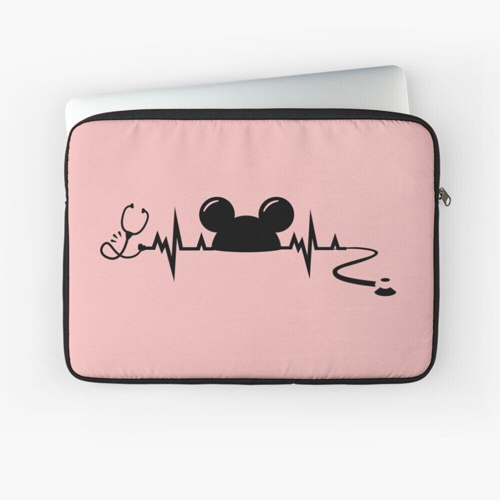 Laptop Sleeve Mickey Heartbeat Gift 10 12 13 15 17 Inch Case Notebook Tablet Carrying Bag Cover 7802738430813