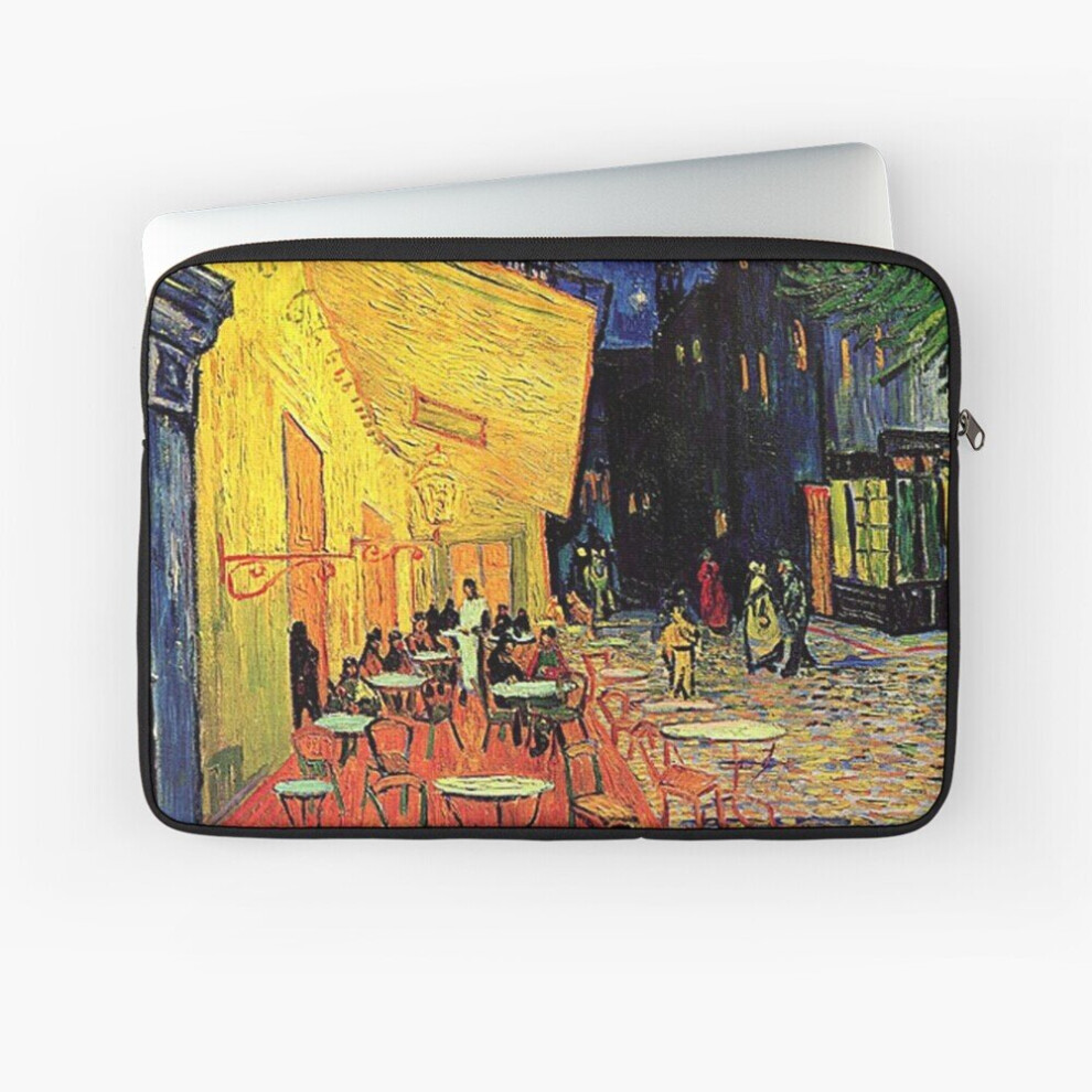 Laptop Sleeve The Cafe Terrace On The Place Du Forum, Arles, At Night, Vincent Van Gogh 10 12 13 15 17 Inch Case Notebook Tablet Carrying Bag Cover 7802738491340