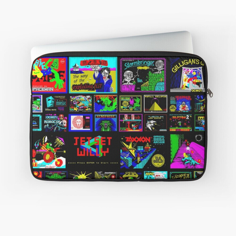 Laptop Sleeve Zx Spectrum Game Loading Screens Part I 10 12 13 15 17 Inch Case Notebook Tablet Carrying Bag Cover 7802738485523