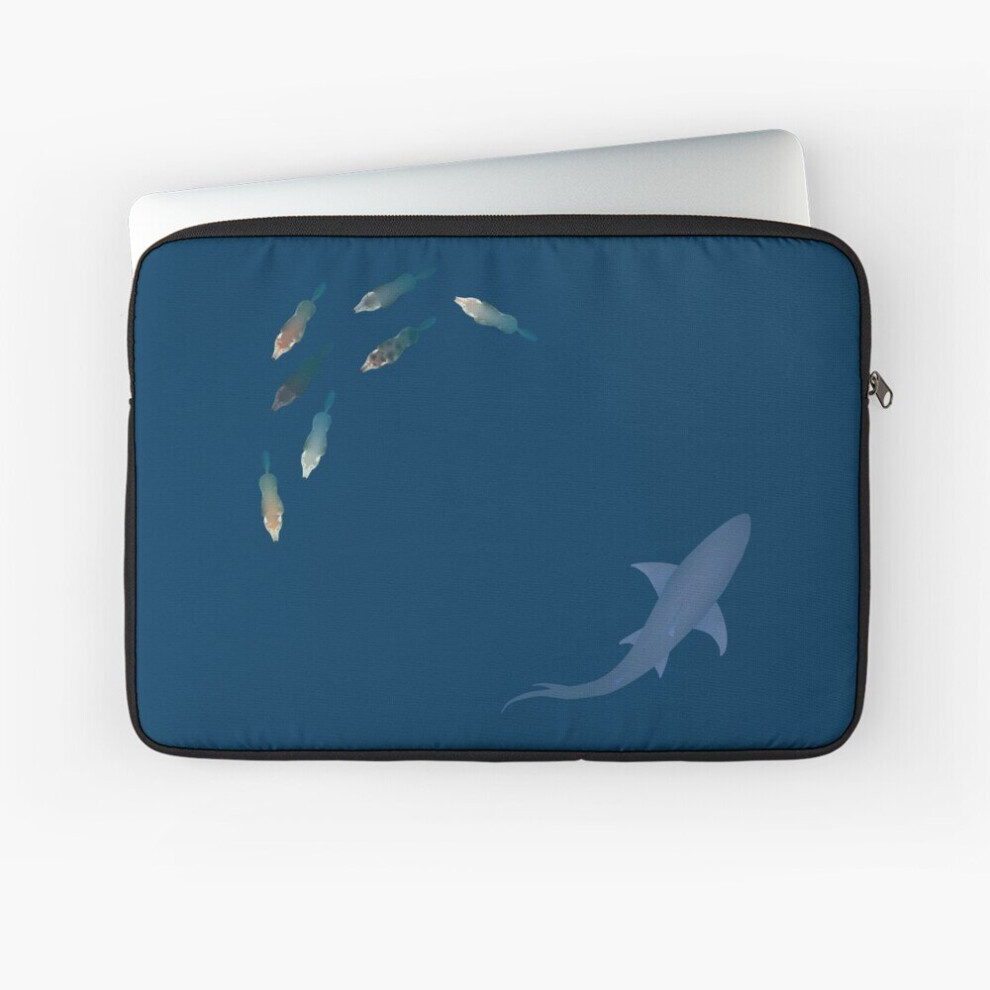 Laptop Sleeve Guess The Pack Of Wolves Is Swimming With The Shark Now! 10 12 13 15 17 Inch Case Notebook Tablet Carrying Bag Cover 7802738488968