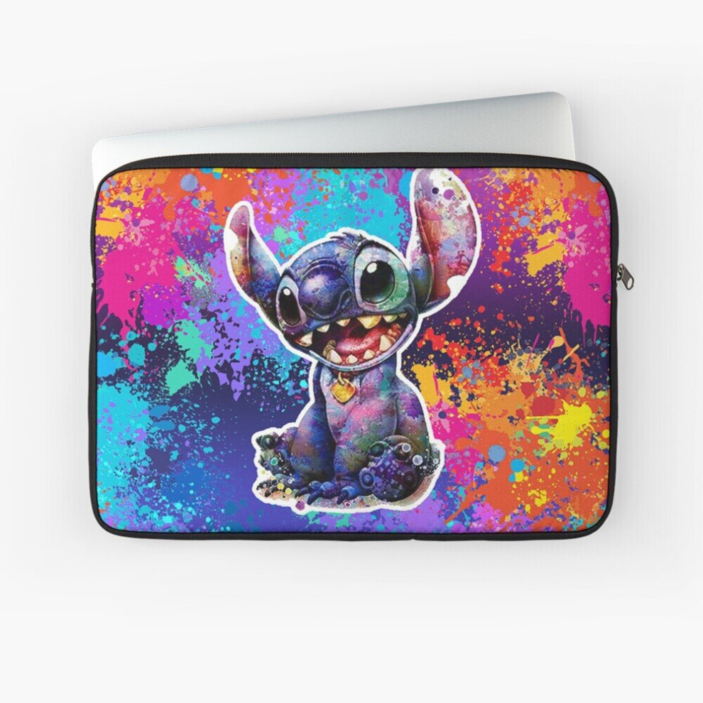 Bearlad Laptop Sleeve Stitch Watercolor 10 12 13 15 17 Inch Case Notebook Tablet Carrying Bag Cover
