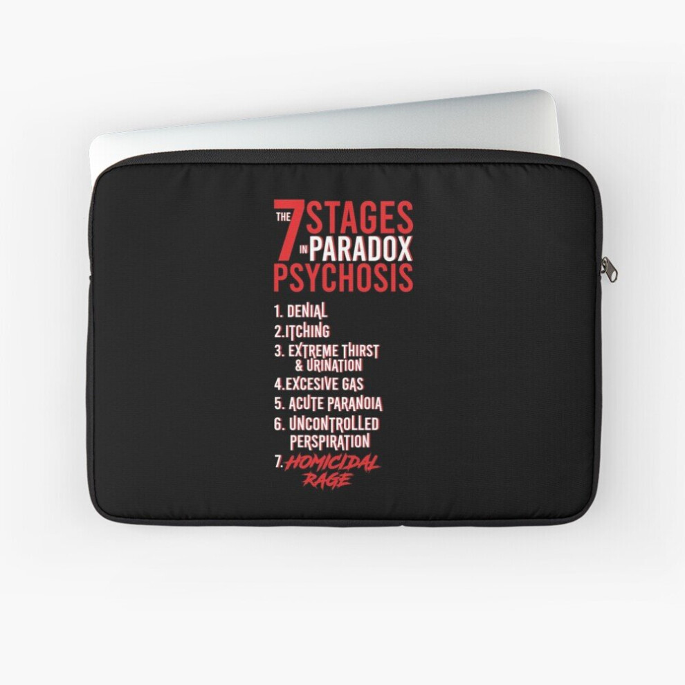 Laptop Sleeve Umbrella Academy 2: The 7 Stages In Paradox Psychosis (Black) 10 12 13 15 17 Inch Case Notebook Tablet Carrying Bag Cover Black 7802738515800