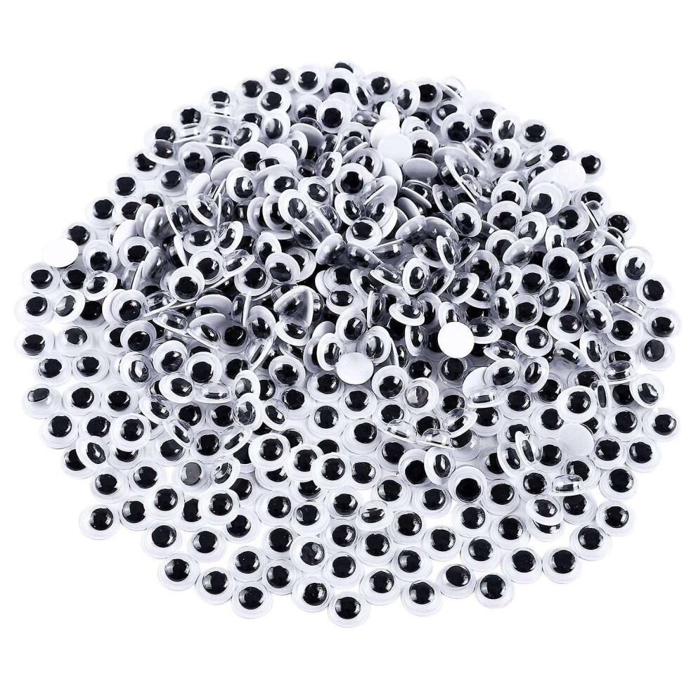 1000 Pieces Eyes Self Adhesive Googly Eyes For Diy Craft Scrapbooking, Craft Doll Making Toys Eyes
