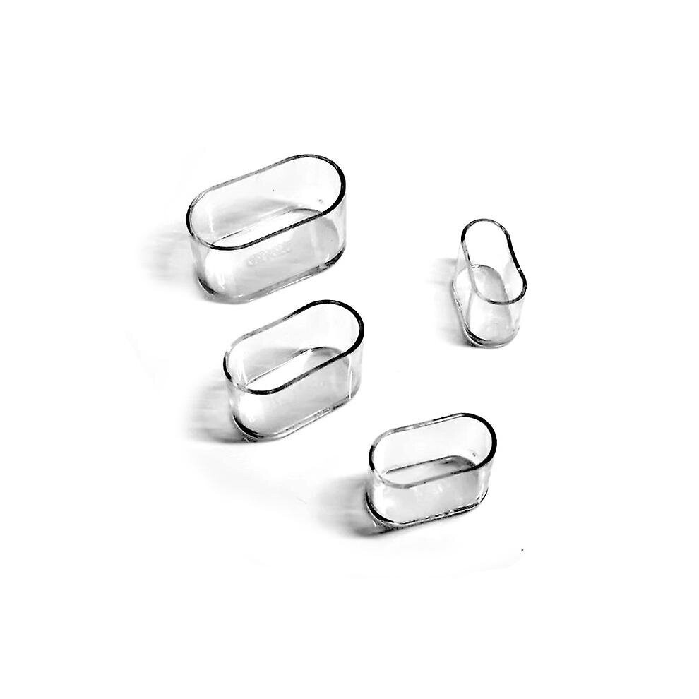 16pcs 15x30mm Rubber Furniture Feet Cover, Table Chair Leg Cover, Hardwood Floor Protector