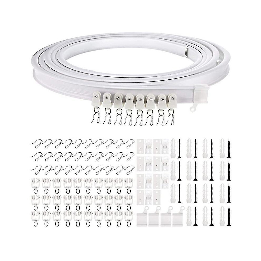 1-5 Meters Bendable Ceiling Curved Curtain Track Flexible Ceiling Curtain