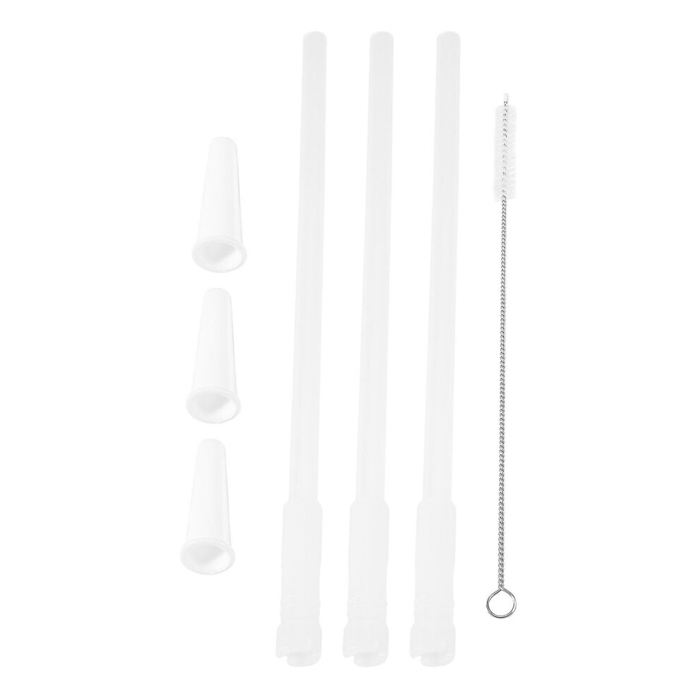 Straws Gallon Water Bottle , Reusable Adjustable Straws For 1000ml/2000ml Jug, 3 Straws Set