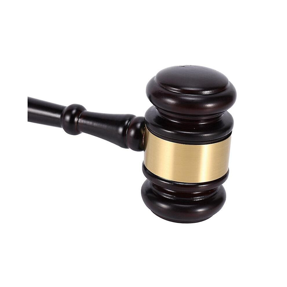 Wooden Judge's Gavel Auction Hammer With Sound Block For Attorney Judge Auction Handwork