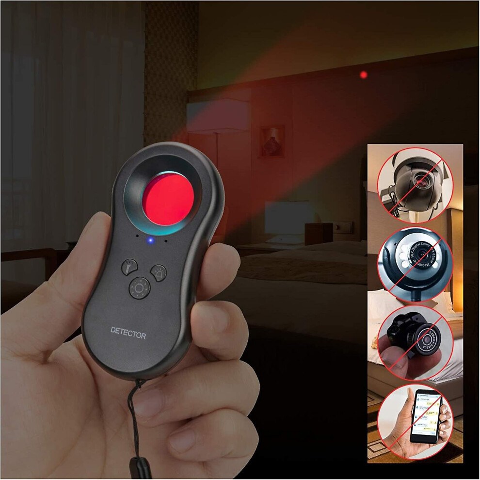 Hidden Camera Detectors,led Hidden Device Detector With Infrared Viewfinders - Pocket Sized Anti Spy Camera Finder Locates Hidden Camera,chargeable An