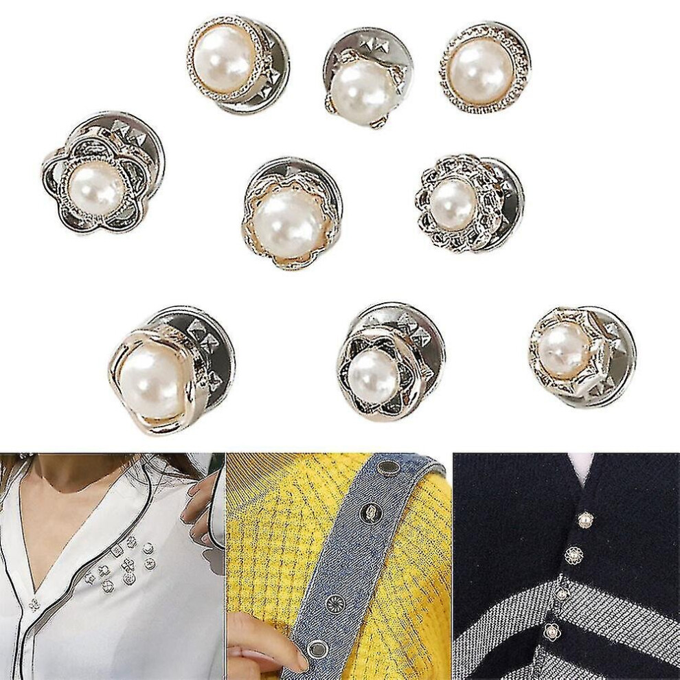 10pcs Prevent Accidental Exposure Buttons Brooch Pins Badge - Plemdea