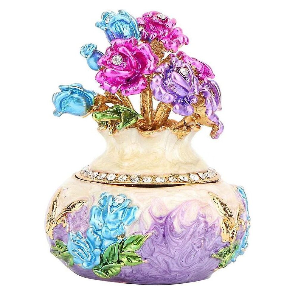 Jewelry Organizer Box,Girls Jewelry Box For Ornament Decoration(Purple) (D-583-A) Purple