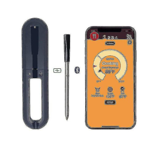 Waterproof Wireless Digital Meat Thermometer For Oven Grill Kitchen Bbq 2