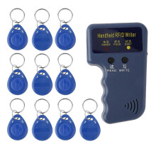 125khz Handheld Rfid Writer/copier/readers/duplicator With 10 Pieces Id Tags - Refurbished