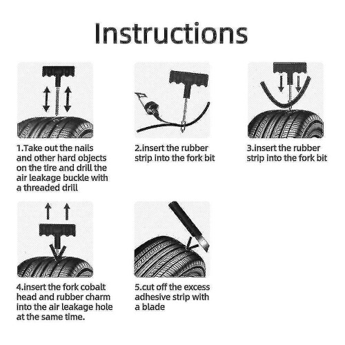 Puncture Tire Repair Kit 1