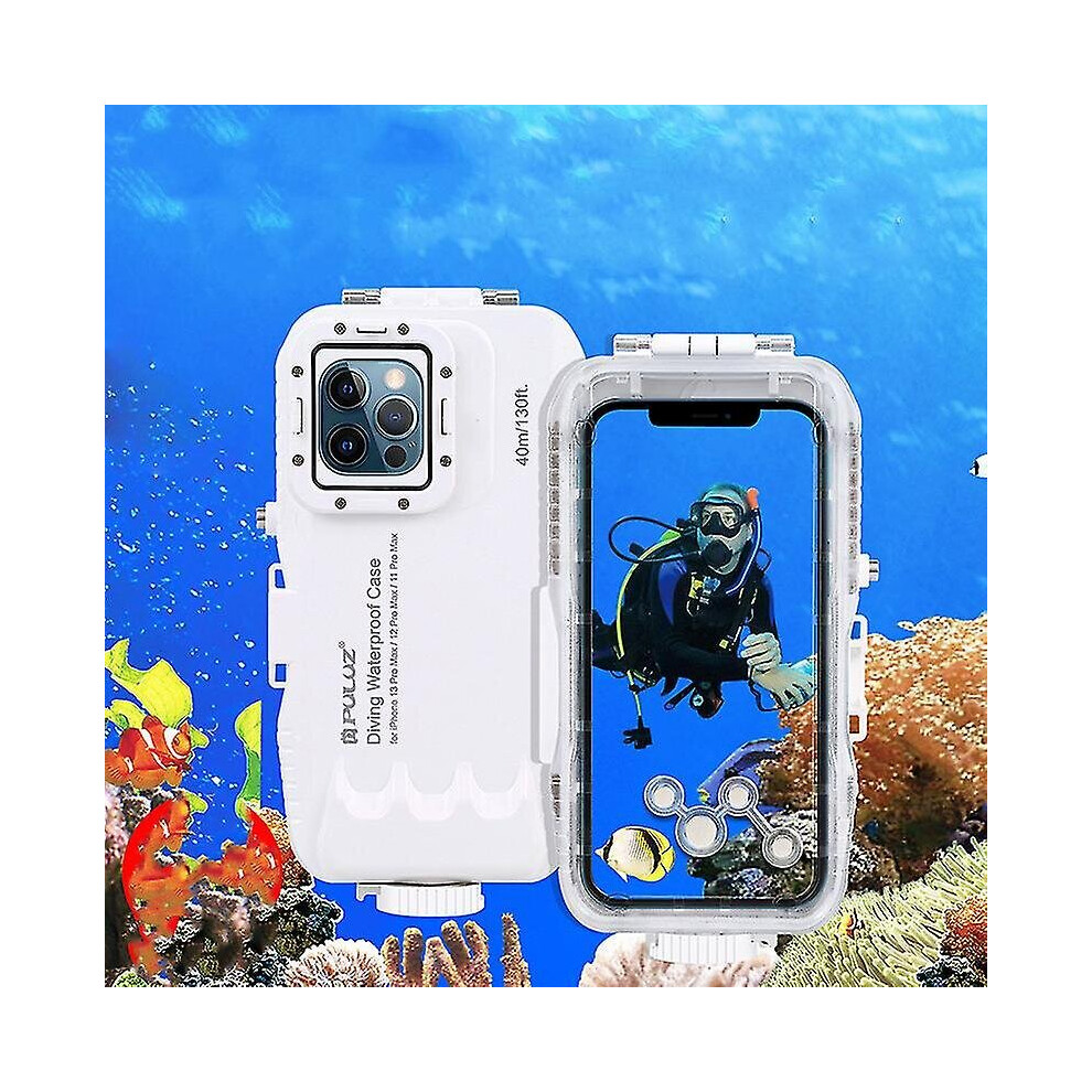 40m/130ft Waterproof Diving Case For Iphone 13 Pro Max / 12 Pro Max / 11 Pro Max