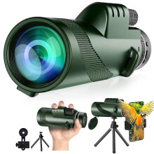 80x100 High Power Monocular Telescope - Amesedak Compact - Refurbished