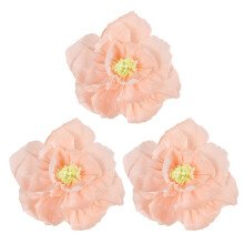 3pcs Crepe Paper Flowers 3d Visual Effects Realistic Create Atmosphere Paper Birthday Backdrop Flower Craft Wedding Supplies Kaesi