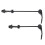 Bicycle Axle Quick Release Front And Rear Axle Hubs (1 Set) 2