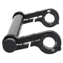 20cm Bike Handlebar Extension Lightweight Carbon Fiber Double Clamp Handlebar Extension Accessories