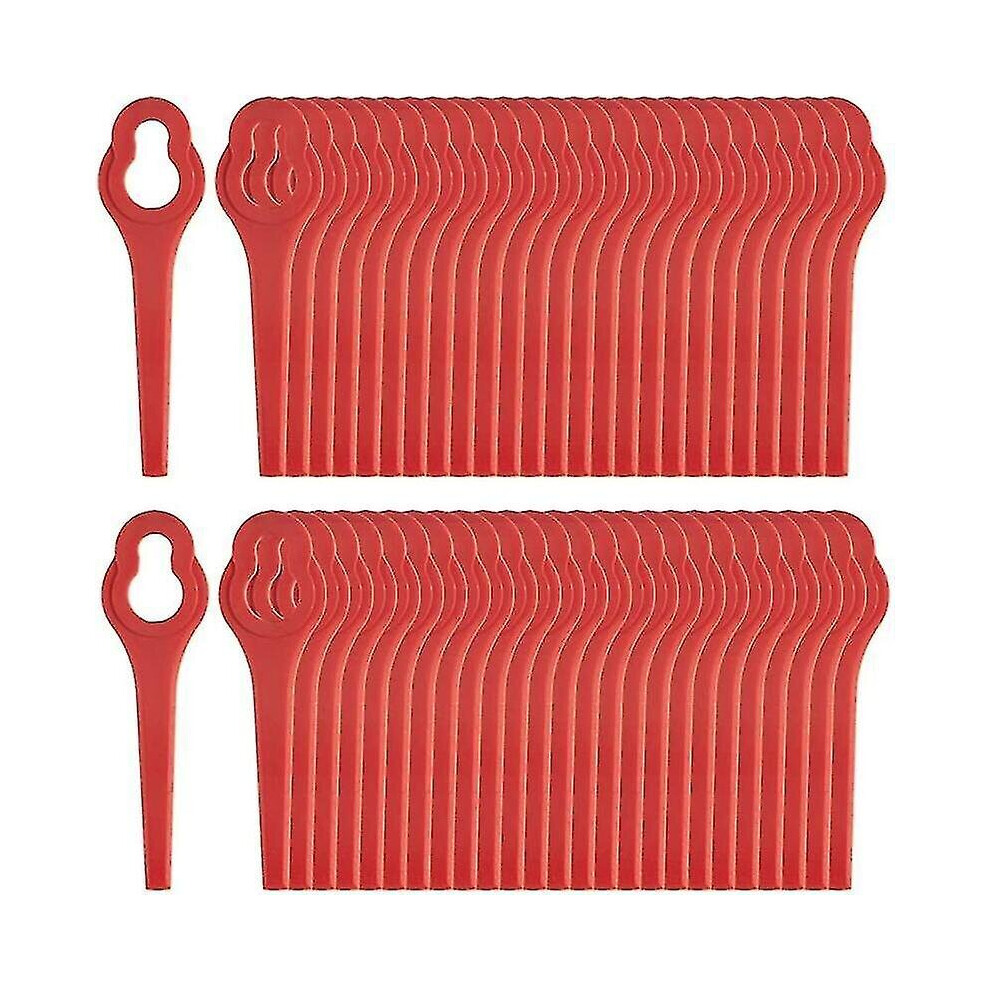 Pack Of 50 Blades Compatible For Ferrex Aldi Far 20-i Edger, Replacement Blades For Ferrex Cordless Edger