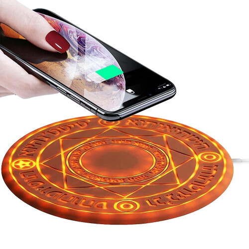 10w Magic Array Qi Standard Wireless Fast Charger Charging Pad With Voice 2